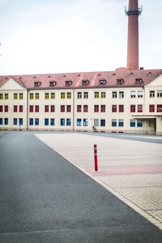 Nuremberg, Germany, June 2015.Factory at Faber Castle.Nuremberg, a city in Bavaria, is distinguished by its medieval architecture, including the fortifications and stone towers of its Altstadt (Old Town).