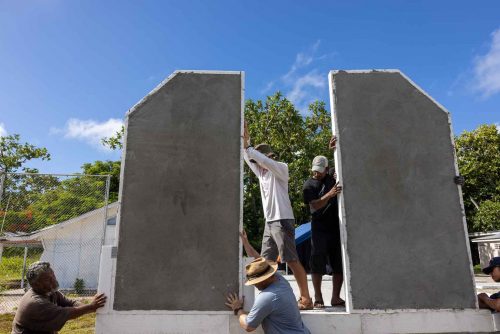 Ebadon island , Marshalls islands. July 2023, images of the tiny island of Ebadon where a community of 80 people live. Located 75 nautical miles from the capital Ebeye.