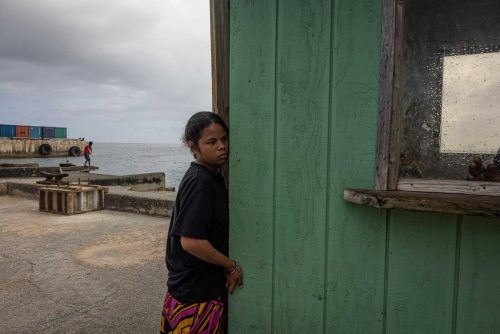 Ebeye, Marshalls Islands, July 2023 The main income for Ebeye residents is from the relatively small number of people employed on the Kwajalein military base. The money earned supports the population of around 15,000 on 80 acres (32 hectacres) of land. Over 50% of the population is estimated to be under the age of 18, and Ebeye is one of the most densely populated places in the world.